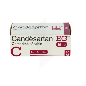 Candesartan Eg 16 Mg, Comprimé Sécable