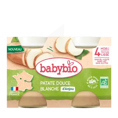 Acheter Babybio Alimentation infantile Patate douce blanche 2Pots/130g à St Médard En Jalles