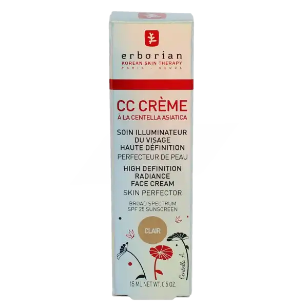 Erborian Cc Crème à La Centella Asiatica Clair T/15ml