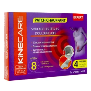 Kinecare Patch Chauffant 8h Règles Douloureuses B/4