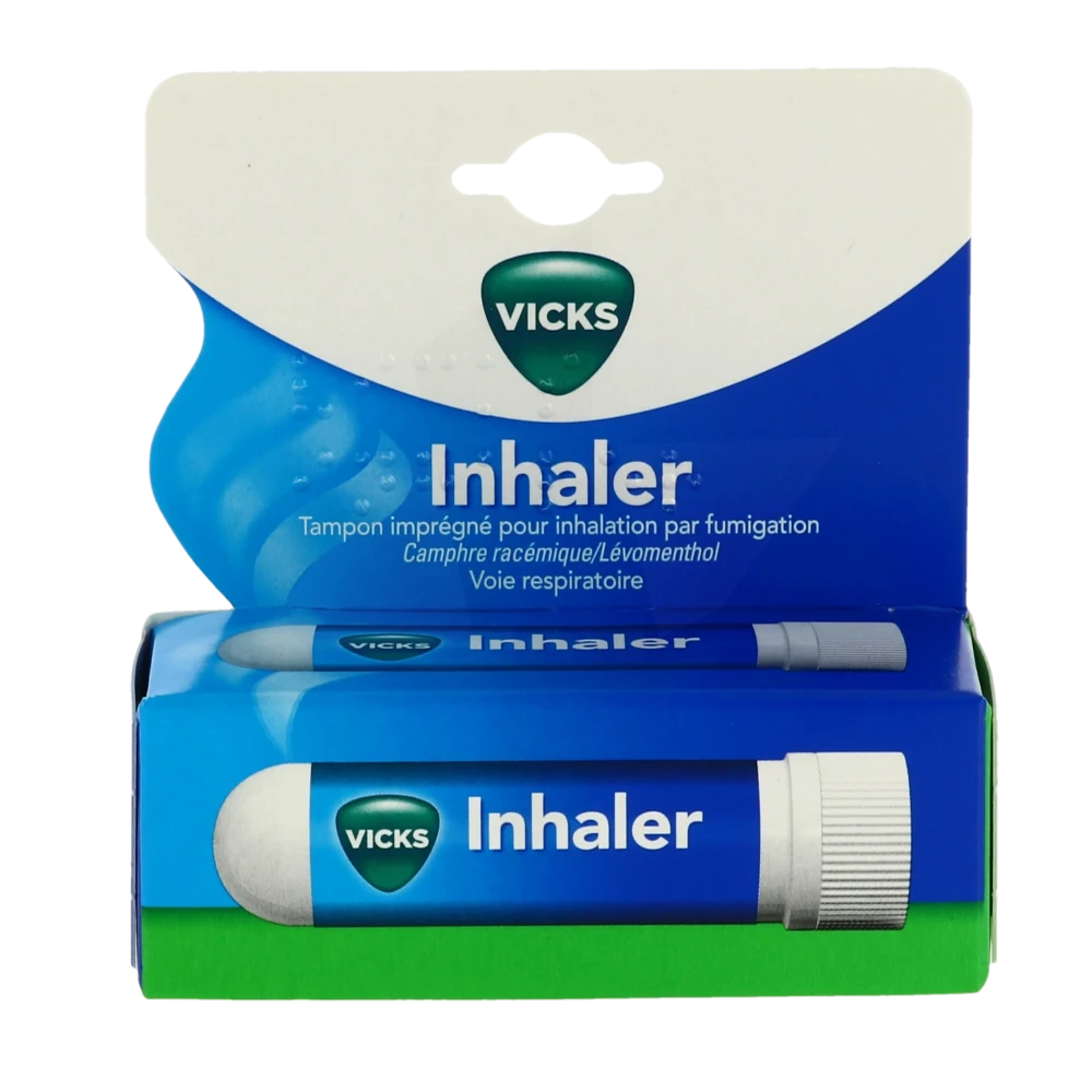 Pharmacie De La Traverse - Médicament Vicks Inhaler, Tampon Imprégné Pour  Inhalation Par Fumigation - Camphre + Lévomenthol - CLEON