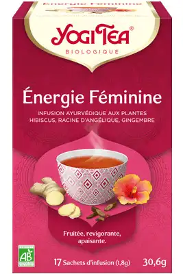 Yogi Tea Ayurvédique Energie Féminine Bio 17 Sachets/1,8g à AIX-EN-PROVENCE