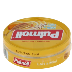 Pulmoll Past Lait Miel B Métal/75g