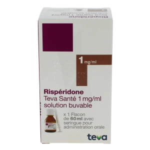Risperidone Teva Sante 1 Mg/ml, Solution Buvable