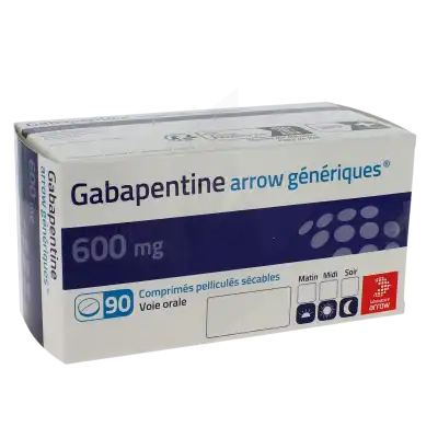 Gabapentine Arrow Generiques 600 Mg, Comprimé Pelliculé Sécable à Casteljaloux