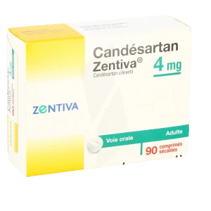 Candesartan Zentiva 4 Mg, Comprimé Sécable