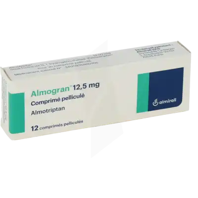 Almogran 12,5 Mg, Comprimé Pelliculé à Blere