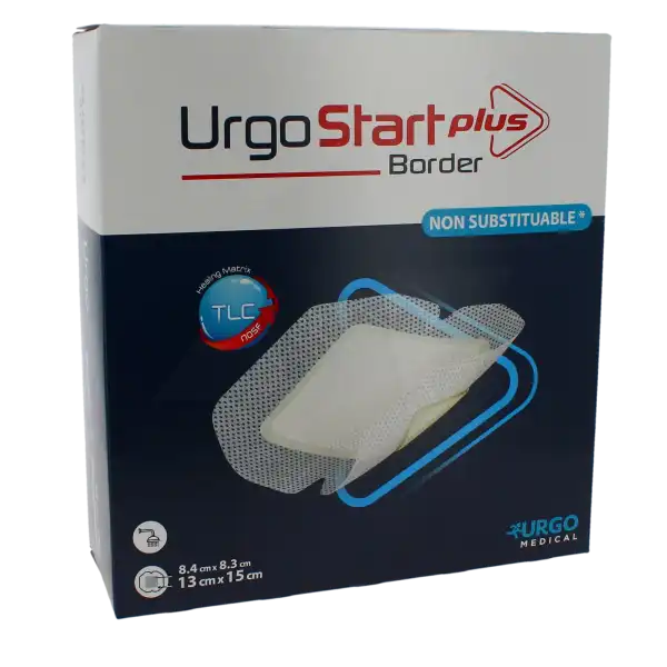 Urgostart Plus Border Pans Hydrocellulaire Adhésif 13x15cm B/16