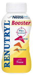 Clinutren Renutryl Booster Nutriment Fraise 4 Bouteilles/300ml