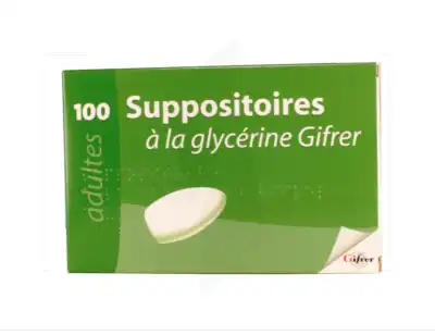 Suppositoire A La Glycerine Gifrer Suppos Adulte Sach/100 à ANDERNOS-LES-BAINS