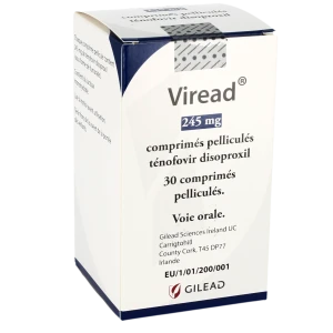 Viread 245 Mg, Comprimé Pelliculé