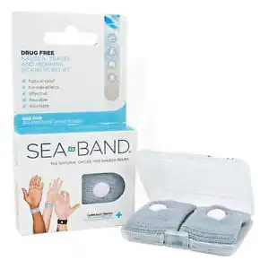 Sea-band Bracelet Anti-nausées Adulte Gris à IS-SUR-TILLE