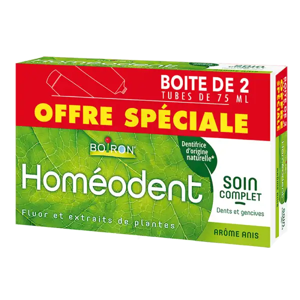 Boiron Homéodent Soin Complet Dentifrice Anis 2t/75ml