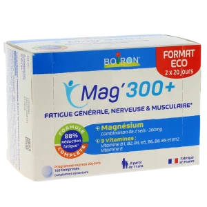Boiron Mag'300 + Comprimés Boîte De 160