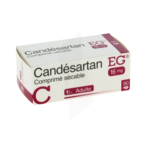 Candesartan Eg 16 Mg, Comprimé Sécable