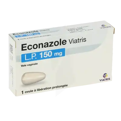 Econazole Viatris L.p. 150 Mg, Ovule à Libération Prolongée à Talence