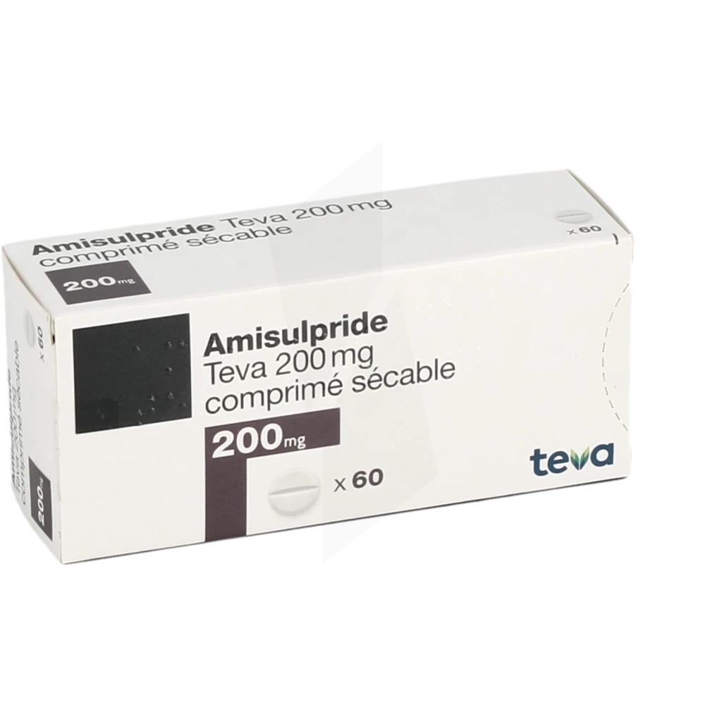 Amisulpride Teva 200 Mg, Comprimé Sécable