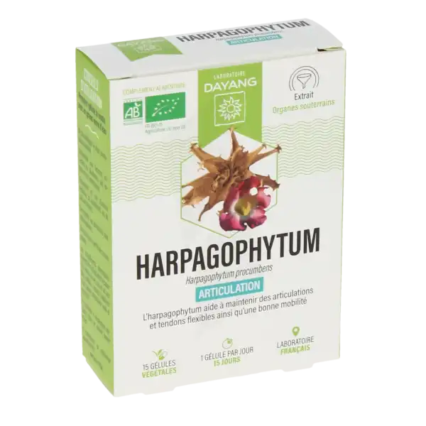 Dayang Harpagophytum Bio 15 Gélules