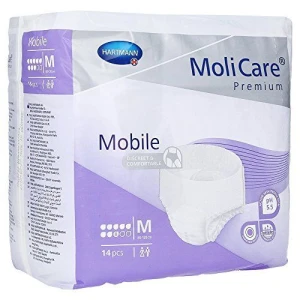 Molicare Premium Mobile 8 Gouttes - Slip Absorbant - Taille M B/14