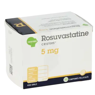 Rosuvastatine Cristers 5 Mg, Comprimé Pelliculé à Bergerac