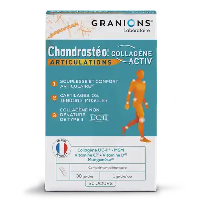 Chondrosteo+ Collagène Actif Gélules B/30 à CHÂLONS-EN-CHAMPAGNE