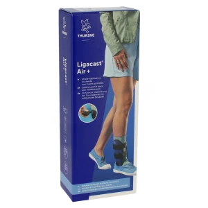 Thuasne Ligacast Air+ Chevillère Stabilisatrice Noir/bleu Taille 1