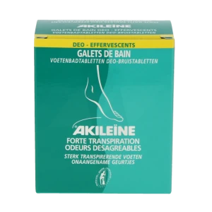 Akileine Soins Verts Deo Biactif Galet Effervescent P Le Bain 7/12g