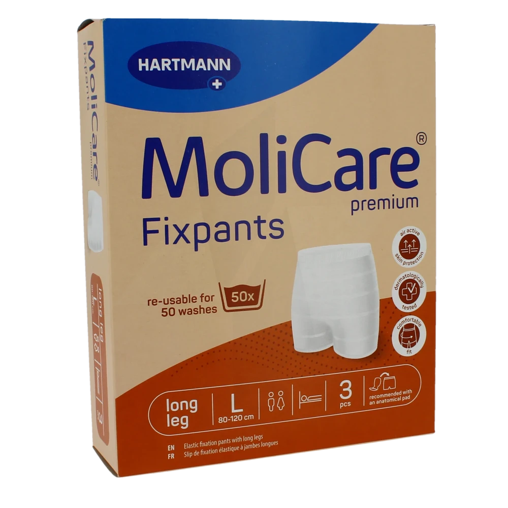Molicare Premium Fixpants - Slip Jambe Longue -taille L B/3