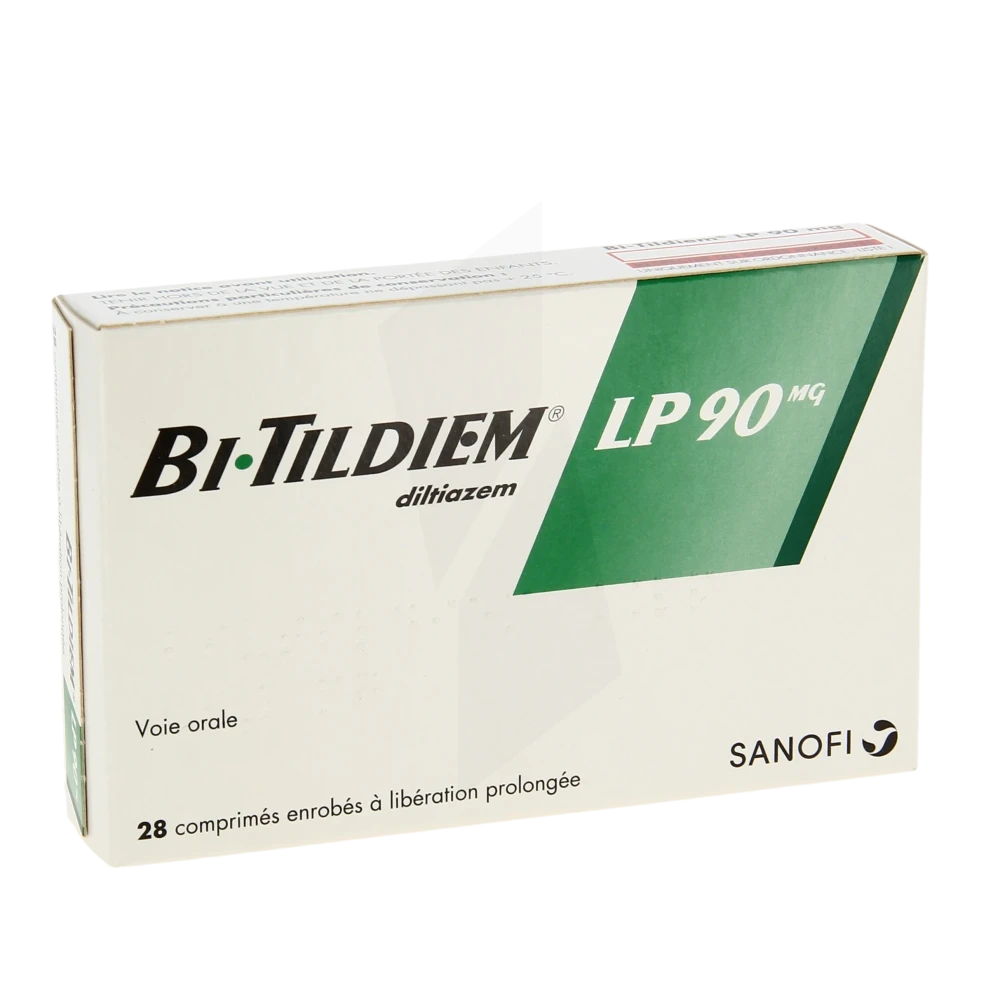 Bi Tildiem L.p. 90 Mg, Comprimé Enrobé à Libération Prolongée
