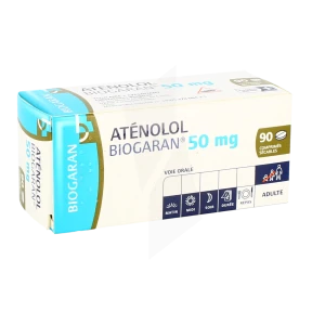 Atenolol Biogaran 50 Mg, Comprimé Sécable