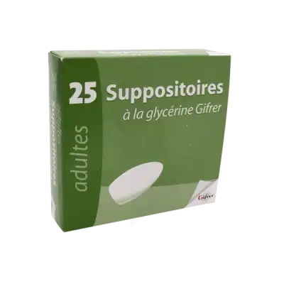 Suppositoire A La Glycerine Gifrer Adultes, Suppositoire à RUMILLY