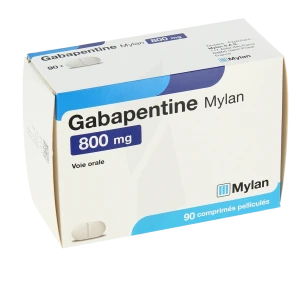 Gabapentine Mylan 800 Mg, Comprimé Pelliculé
