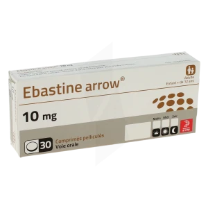 Ebastine Arrow 10 Mg, Comprimé Pelliculé
