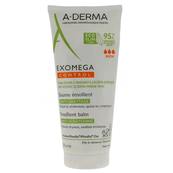 Aderma Exomega Control Baume Emollient Anti-grattage T/200ml
