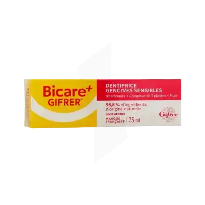 Gifrer Bicare+ Dentifrice Gencives 75ml 1 à Saint-Gervais-la-Forêt