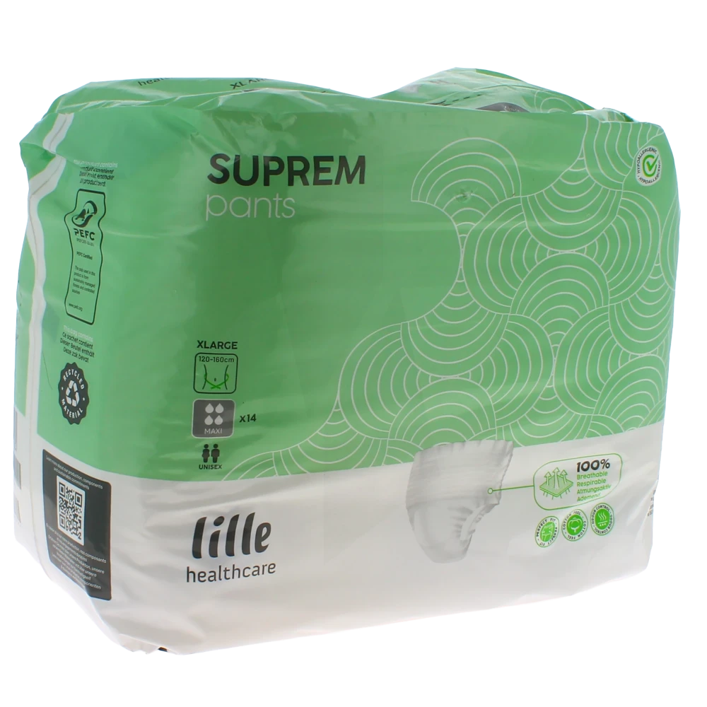Lille Pants Slip Absorbant Maxi Xl Sachet De 14