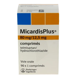 Micardisplus 80 Mg/12,5 Mg, Comprimé