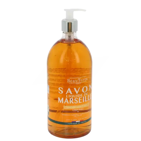 Beauterra - Savon De Marseille Liquide - Vanille/miel - 1l