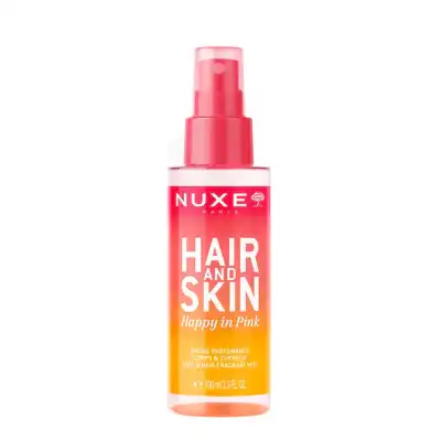 Nuxe Hair & Skin Brume Parfumante Corps Et Cheveux Happy In Pink Spray/100ml à Salses-le-Château