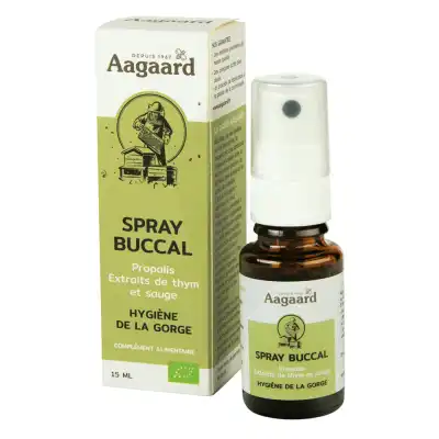 Aagaard Spray Buccal à La Propolis Bio Spray/15ml à La-Valette-du-Var
