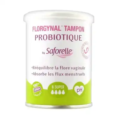 Florgynal Tampon Périodique Sans Applicateur Super B/8 à Bordeaux