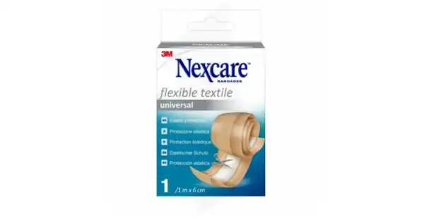 Nexcare Pansement Flexible Textile Universel Bande à Découper 6cmx1m