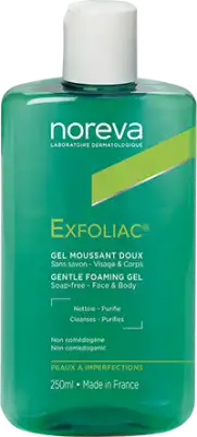 Noreva Exfoliac Gel Moussant Doux 2fl Pompe/400ml à LE PIAN MEDOC