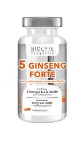 Biocyte 5 Ginseng Forte Gélules B/40