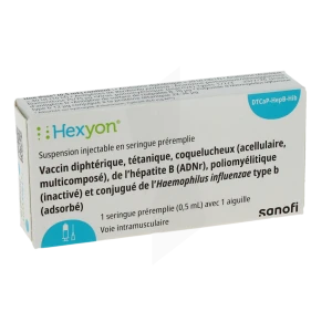 Hexyon, Suspension Injectable En Seringue Préremplie