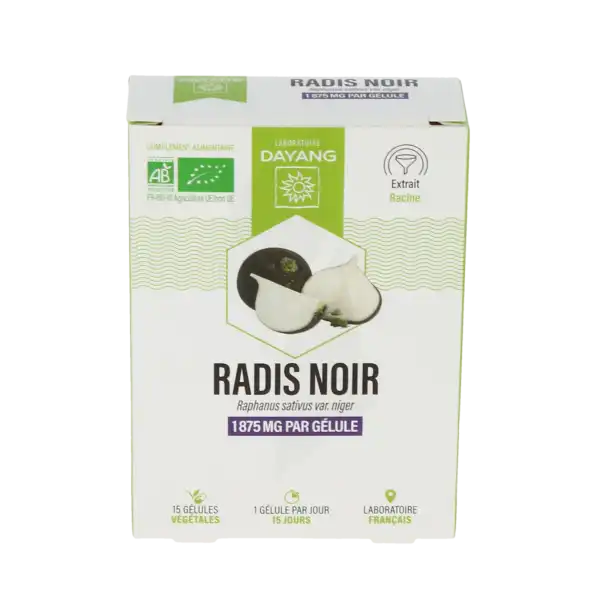 Dayang Radis Noir Bio 15 Gélules