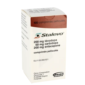 Stalevo 200 Mg/50 Mg/200 Mg, Comprimé Pelliculé