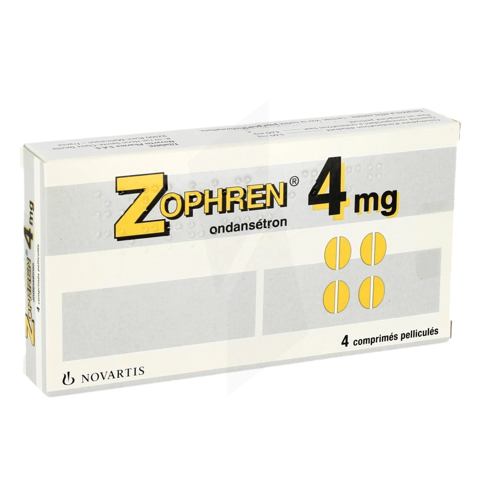Zophren 4 Mg, Comprimé Pelliculé