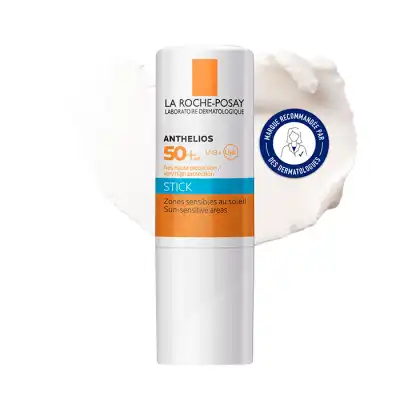 La Roche Posay Anthelios Crème Solaire En Stick Zones Sensibles Visage Spf50+ Sans Parfum Stick/9g à Paris