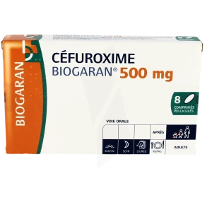 Cefuroxime Biogaran 500 Mg, Comprimé Pelliculé